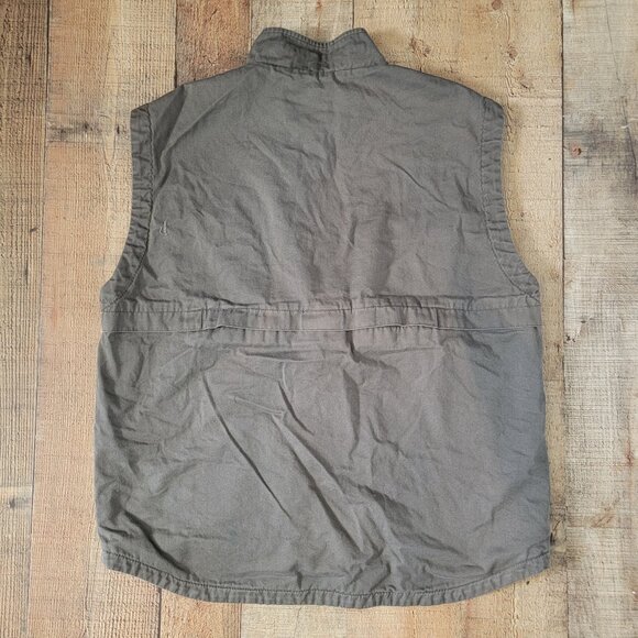 Structure USA Men's Utility Green Vest Size M - Picture 2 of 15